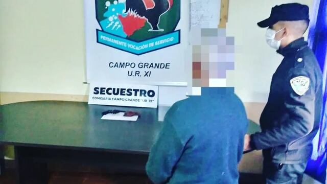 Terminó detenido tras causar pánico con arma de fuego.