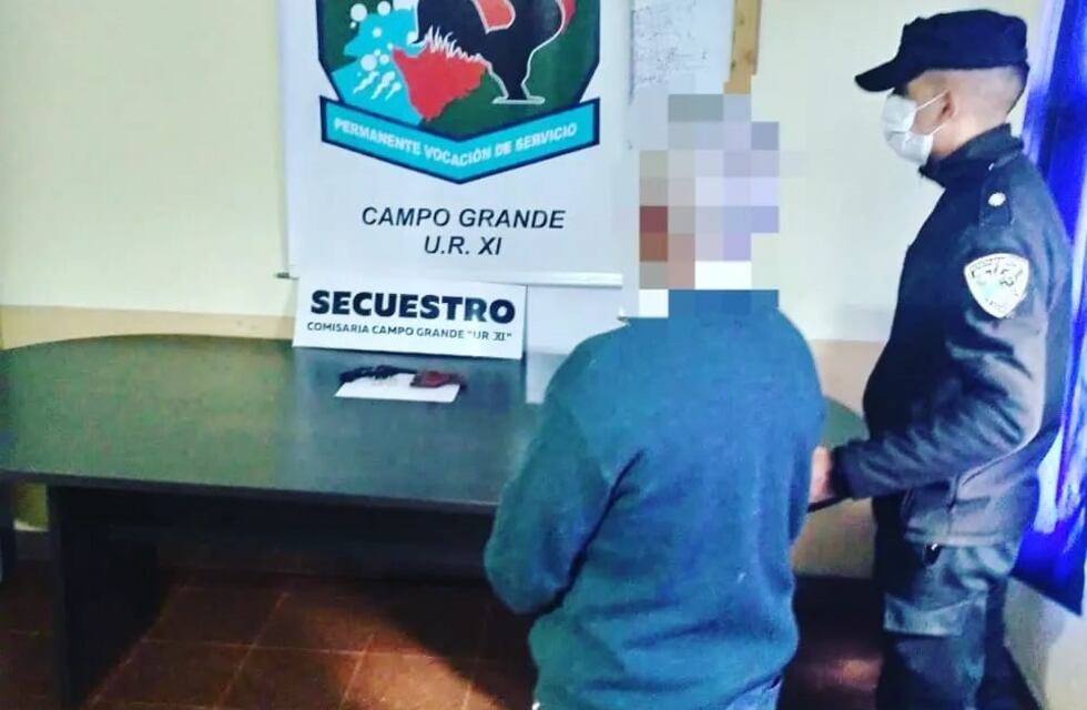 Terminó detenido tras causar pánico con arma de fuego