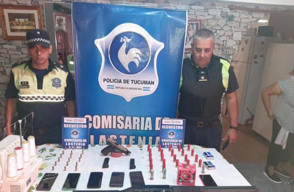 Alderetes: secuestraron armas de fuego, municiones y 39 tarjetas bancarias en allanamientos