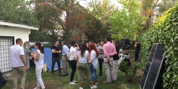 Muestra de como funcionan los artefactos solares