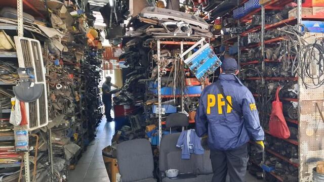 Policía Federal desarticuló una banda que vendía autopartes adulteradas en San Rafael y Buenos Aires