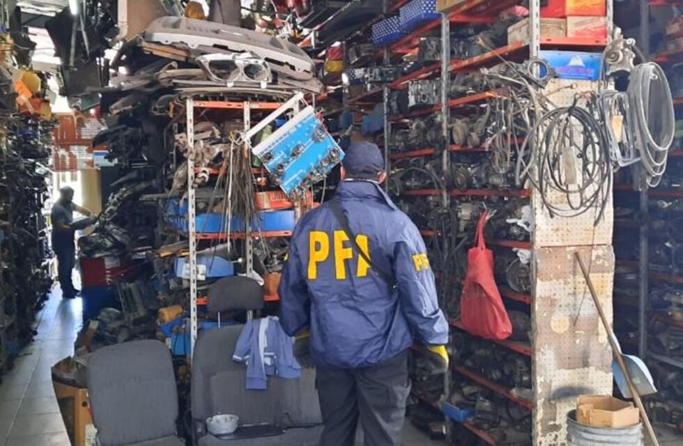 Policía Federal desarticuló una banda que vendía autopartes adulteradas en San Rafael y Buenos Aires