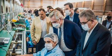 El presidente recorrió El Pantanillo en Catamarca.