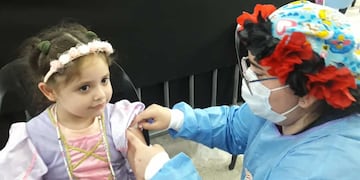 En la provincia ya inocularon a 58.343 niños y niñas de 3 a 11 años.