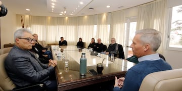 Reunión en el Palacio Municipal