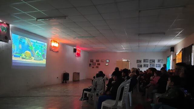 Punta Alta: gran participación del cine gratuito en el barrio Nueva Bahía