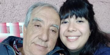 Eliana y Mario Redondo. El hombre necesitaba un medicamento pero PAMI no lo autorizaba.
