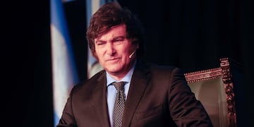 Javier Milei, precandidato a presidente por La Libertad Avanza. Foto: Federico López Claro.