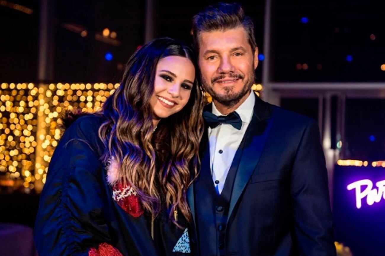 Juana y Marcelo Tinelli. Foto: web.