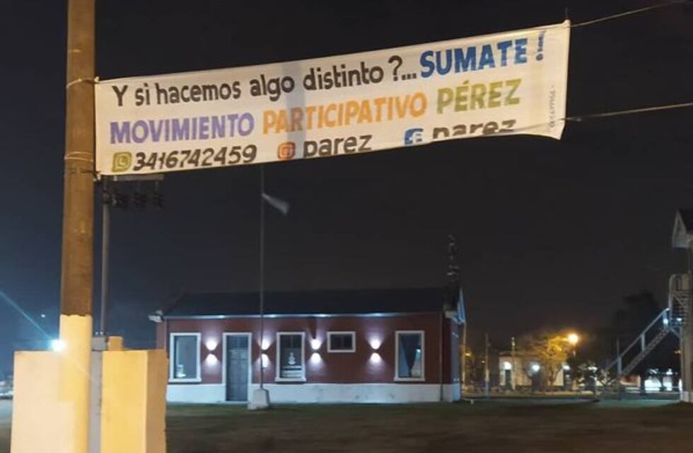 “Parez” repudia el accionar de quienes robaron sus carteles en Pérez