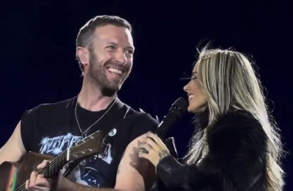 Chris Martin, el líder de Coldplay, viajó de sorpresa a la Argentina para cantar con Tini Stoessel en FUTTTURA