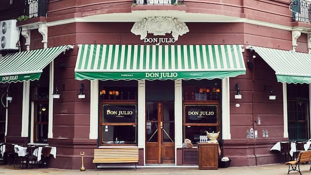 La parrilla Don Julio es muy reconocida a nivel internacional por su carne argentina.
