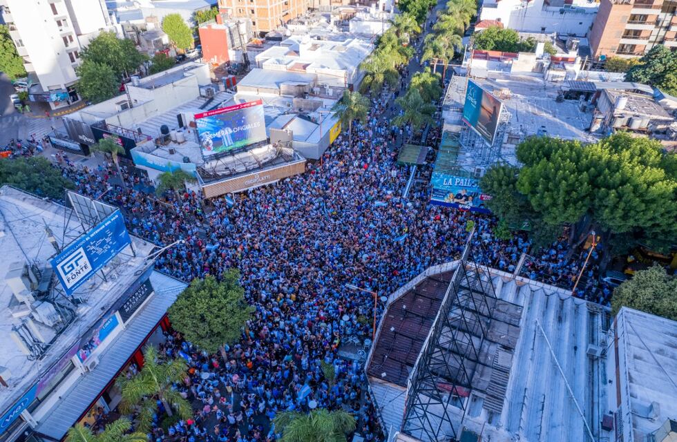 Argentina es finalista en la copa del mundo: Carlos Paz fue una verdadera fiesta