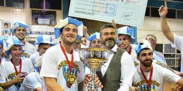 9 de Julio de Freyre se quedó con la última edición disputada en 2019. (@basquetFBPC)