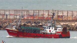 El barco pesquero "Nuevo Viento".