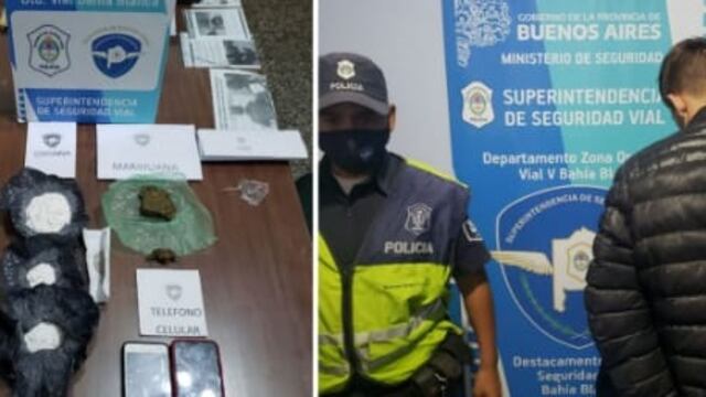 Tres detenidos por drogas en Bahía Blanca