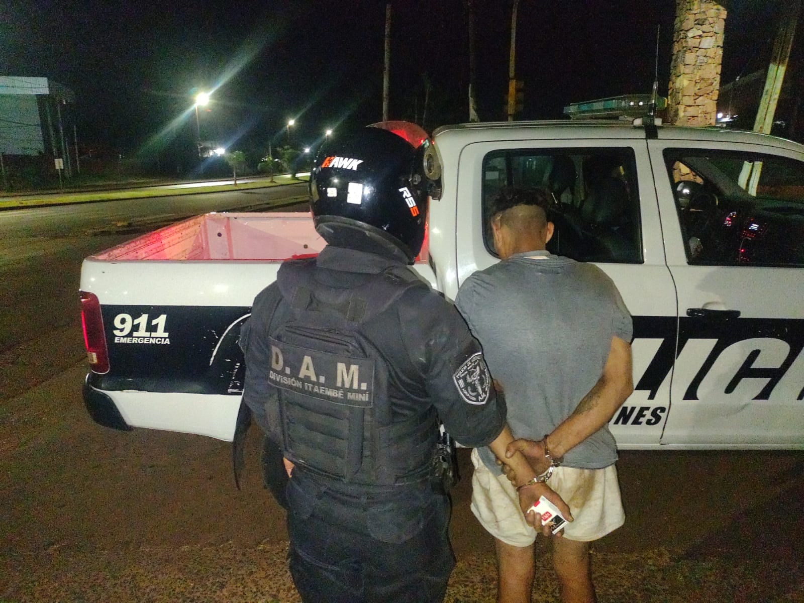 Cuatro personas detenidas tras operativos policiales en Posadas y Garupá.