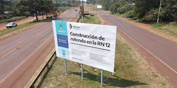 Arrancaron con las obras de la nueva rotonda de acceso a Eldorado.