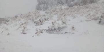Nieve en las Sierras de los Comechingones