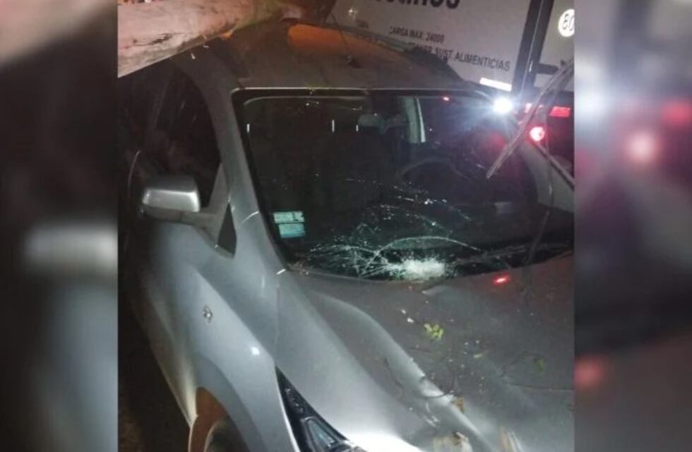 Un camión derribó un poste de luz y dejó sin energía a un barrio de Puerto Iguazú