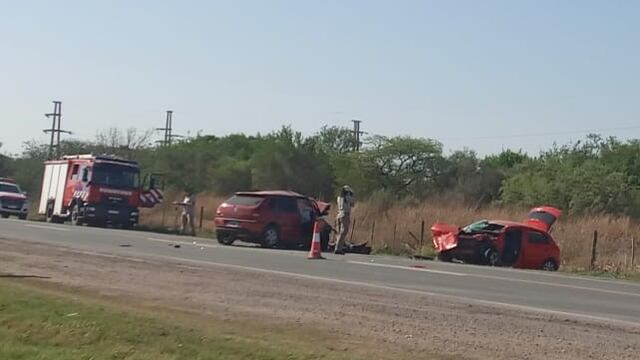 Accidente con dos víctimas fatales en ruta nacional 19 Tránsito
