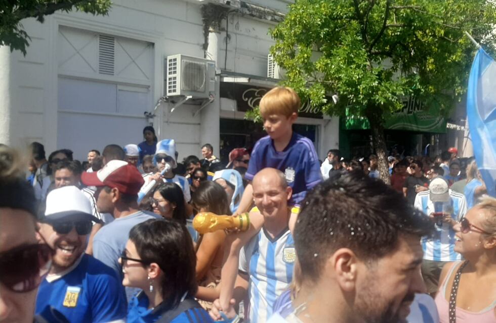 Rafaela gritó bien fuerte ¡Argentina CAMPEÓN!