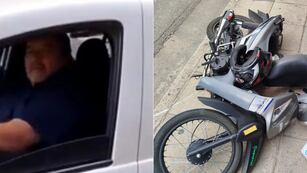 Un video revela la verdad detrás del auto que arrolló una motocicleta en Córdoba.