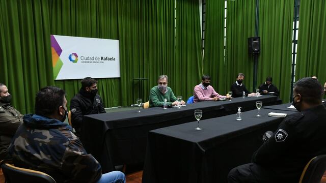 Reunión del Comando Unificado en el Salón Verde
