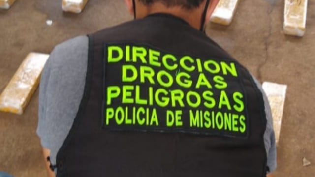 Droga secuestrada por la Policía de Misiones