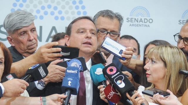 El senador jujeño Guillermo Snopek, presidente del nuevo bloque Unidad Federal. Foto: Federico López Claro.