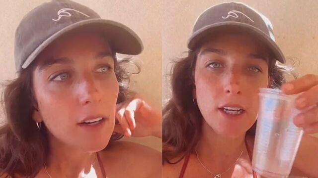 Juana Repetto comió en un parador de la playa y se indignó con el precio del hielo: “Es cualquiera”.
