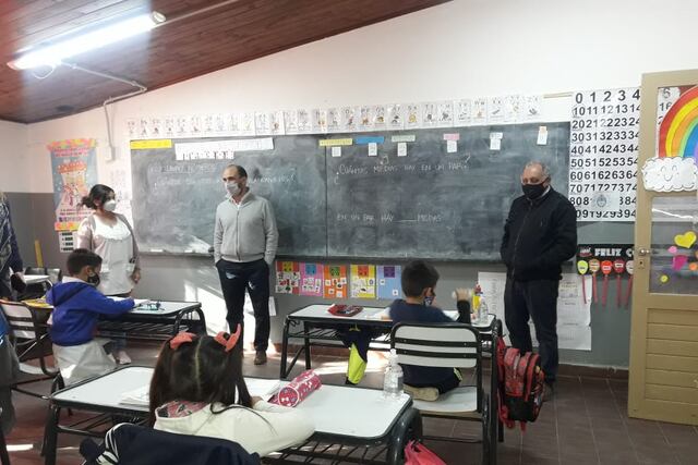El lunes 31 todos los niveles educativos retoman la presencialidad. Foto: Gentileza / Prensa Gobierno de Mendoza