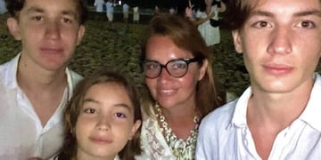Nancy Pazos y Diego Santilli tuvieron 3 hijos juntos.