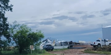 Un temporal severo dejó localidades entrerrianas enteras sin energía. Enersa.