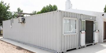 La cámara de frío instalada dentro de un container (APN)