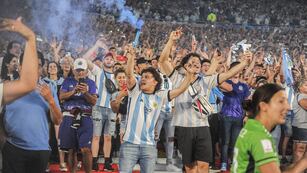 Partido de la selección Argentina Panama
Públicos hinchas
Foto Federico Lopez Claro