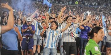 Partido de la selección Argentina Panama
Públicos hinchas
Foto Federico Lopez Claro