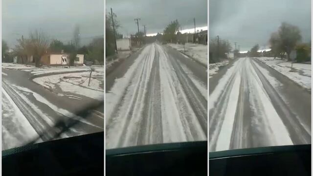 Las imágenes fueron tomadas por un vecino.