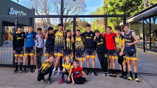 Lionel y Mateo Gómez Lepez llegaron a semifinales con el U-15 de Olimpo.