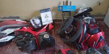 Punta Alta: allanan una vivienda y encuentran decenas de partes de motos