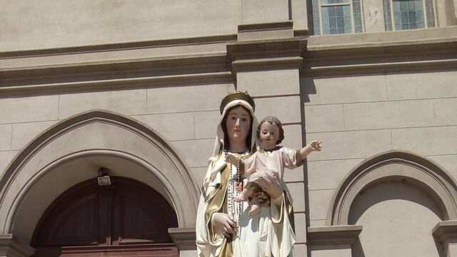 Recorrido de la caravana en honor a la Virgen (Facebook Parroquia NtraSrade Las Mercedes Zavalla)