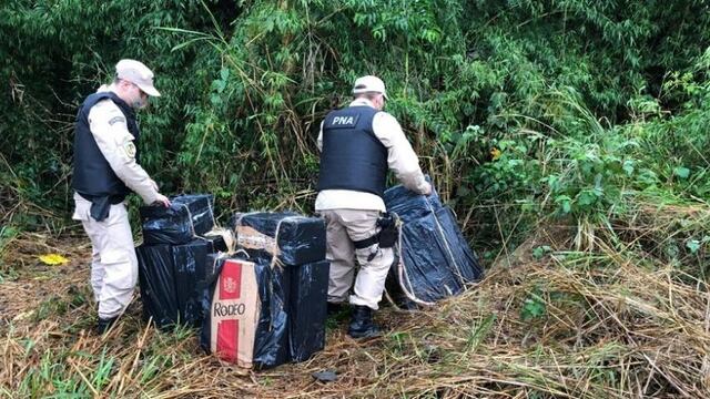 Secuestran cigarrillos de contrabando en Puerto Libertad.