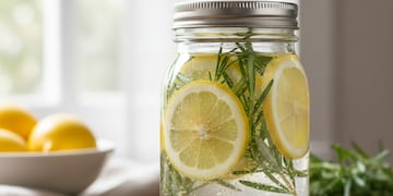 Para qué sirve colocar romero y limón en un frasco dentro del hogar.