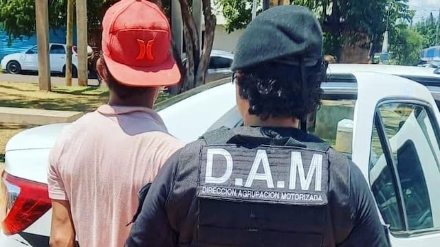 Un joven fue detenido tras el robo de cables en Montecarlo.