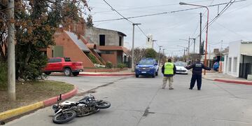 Accidente 24 de Septiembre esquina O. Navarro Arroyito