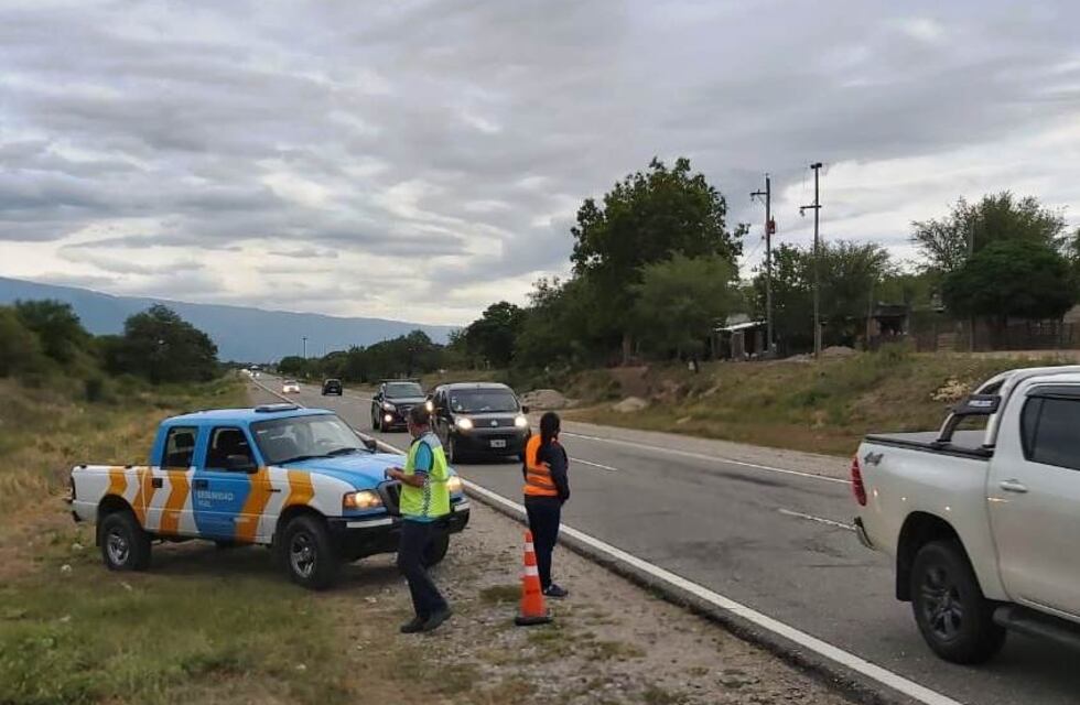 Por las fiestas marianas, realizan controles viales en ruta 38