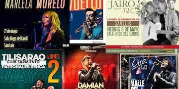 Todos los shows que se vienen a San Luis