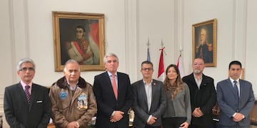 Andrés Dachary, se reunió con el embajador de la República del Perú en Argentina.