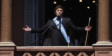 Javier Milei en la Casa Rosada - Foto Clarín