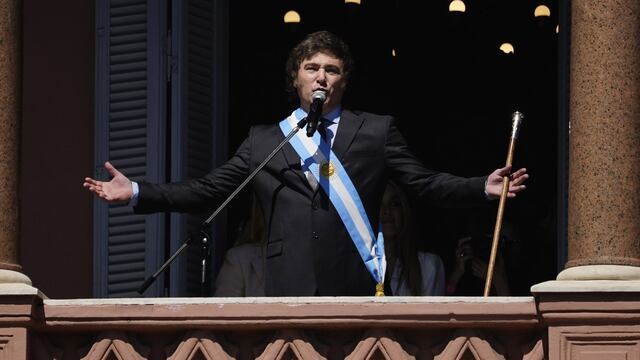 Javier Milei en la Casa Rosada - Foto Clarín